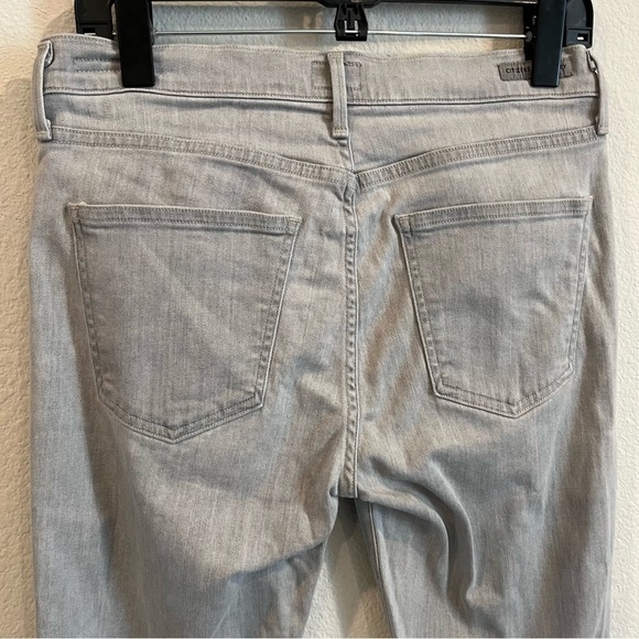 Citizens of a humanity rocket crop high rise skinny light gray size 29 jeans - Picture 6 of 10